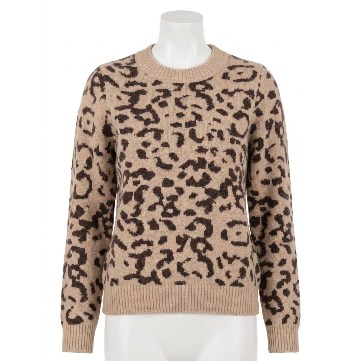 New Kut From The Kloth Gisela Animal Print Sweater In Leopard Print
